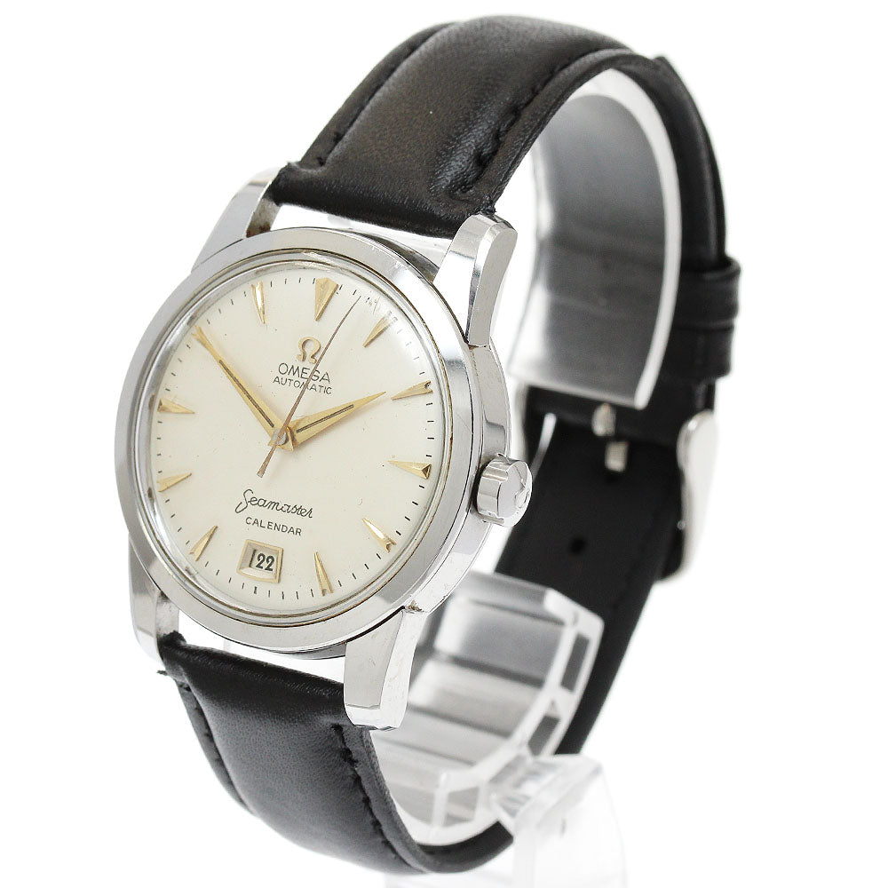 OMEGA Seamaster calendar 2757-4 Half rotor Cal.355 Silver Dial Automatic Men's Watch_923446