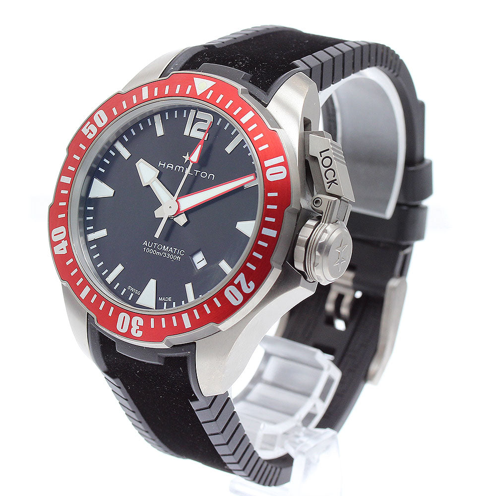 HAMILTON Khaki Navy Divers H778050 Date black Dial Automatic Men's Watch_923461