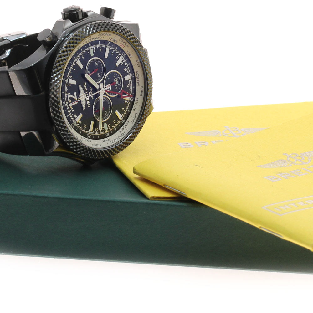 BREITLING Bentley M47362 GMT chronograph black Dial Automatic Men's Watch_923463