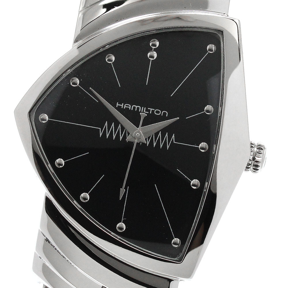 HAMILTON Ventura H244110 black Dial Quartz Men's Watch_923464