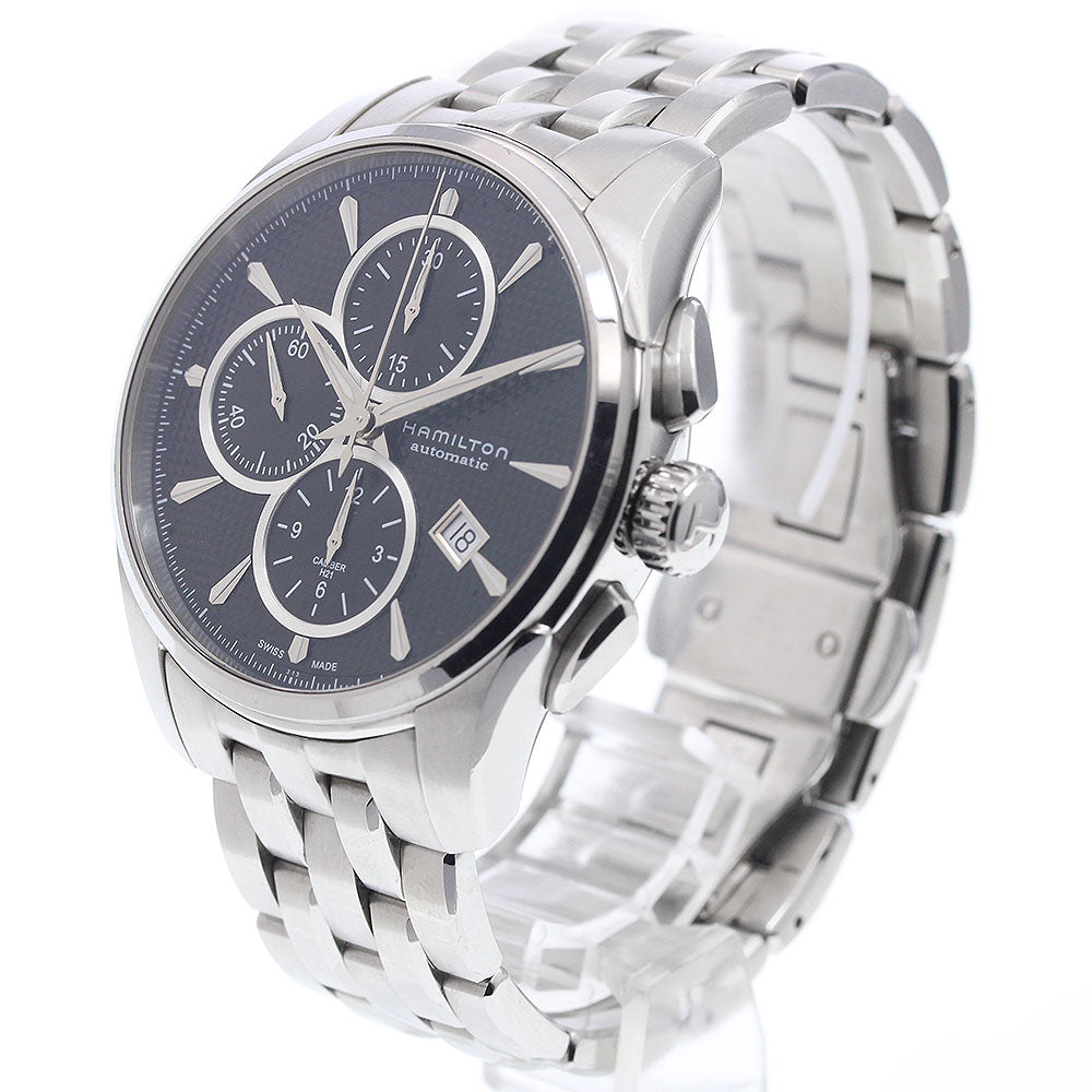 HAMILTON Jazz master H325960 Chronograph Date black Dial Automatic Men's_923465