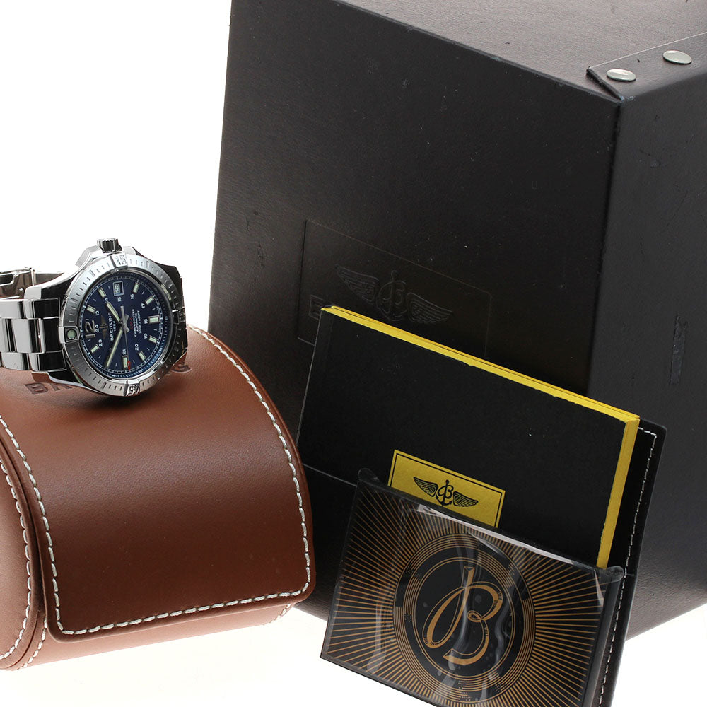 BREITLING Colt A17313 Date chronometer Navy Dial Automatic Men's Watch_923518