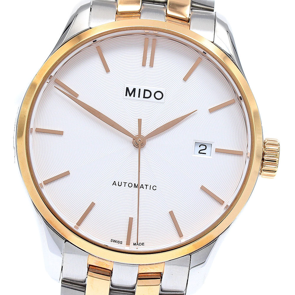 MIDO Belluna M024.407.22.031.00 Date Silver Dial Automatic Men's Watch_923520