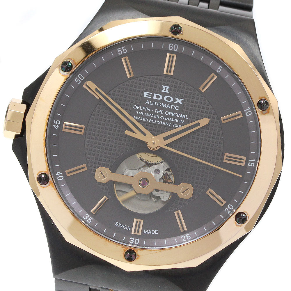 EDOX Delphin 85024 black Dial Automatic Men's Watch_923524