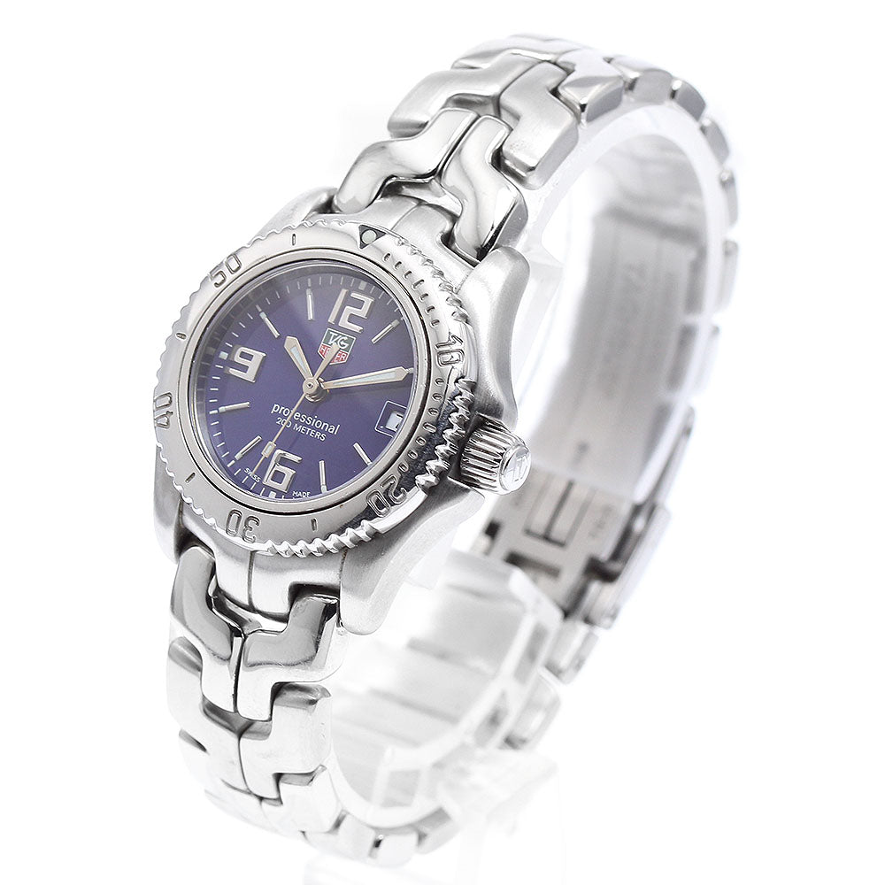 TAG HEUER Link WT1413 Date Navy Dial Quartz Ladies Watch_923553