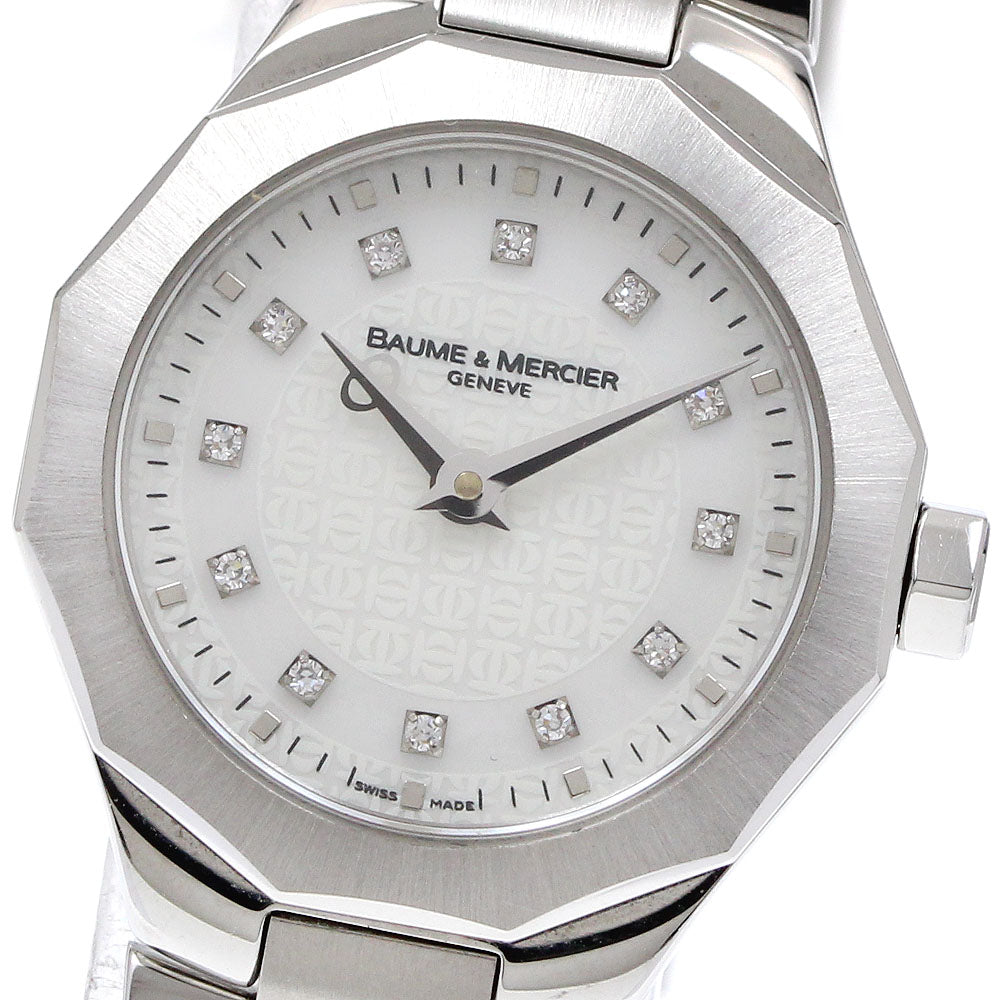 Baume & Mercier Riviera M0A0875 White shell Dial Quartz Ladies Watch_923562
