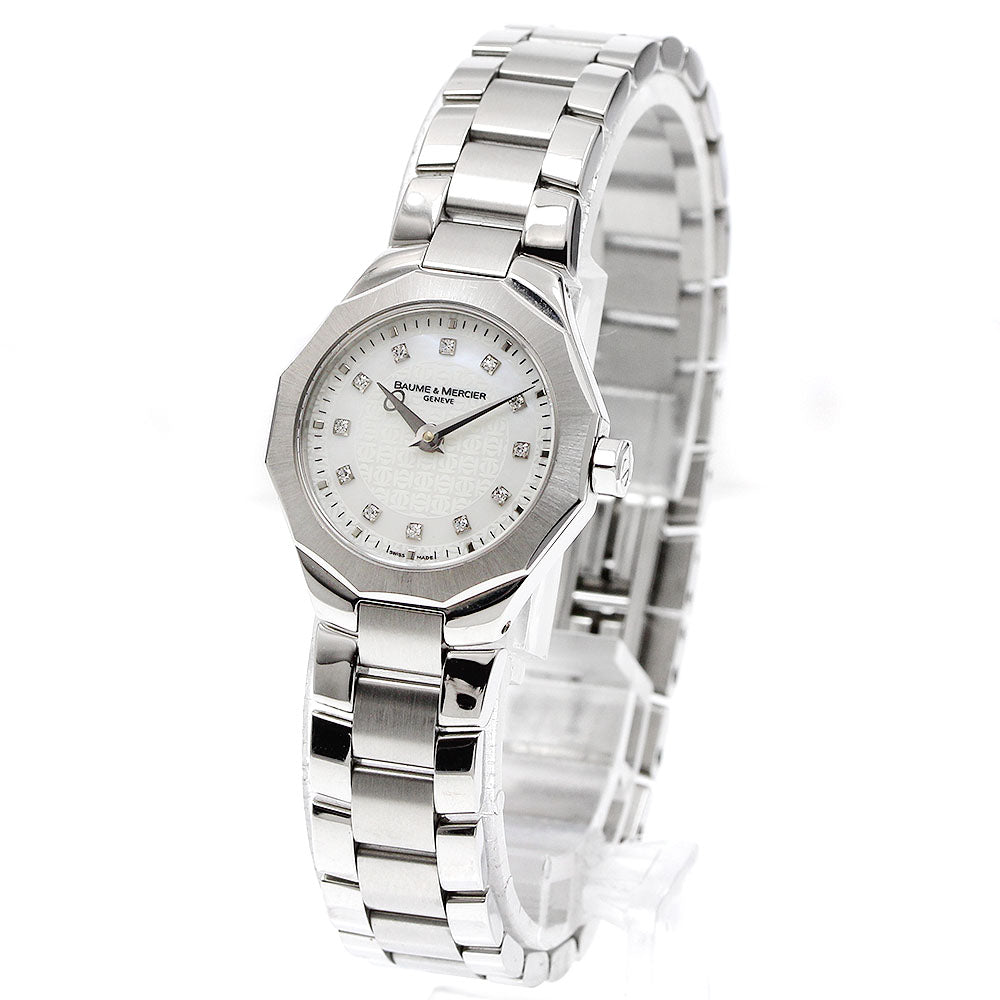 Baume & Mercier Riviera M0A0875 White shell Dial Quartz Ladies Watch_923562