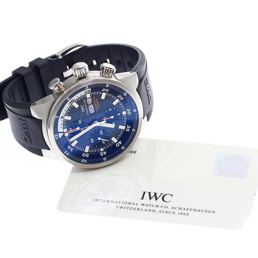 IWC SCHAFFHAUSEN Aquatimer cust diver IW378201 Day date Automatic Men's_923583