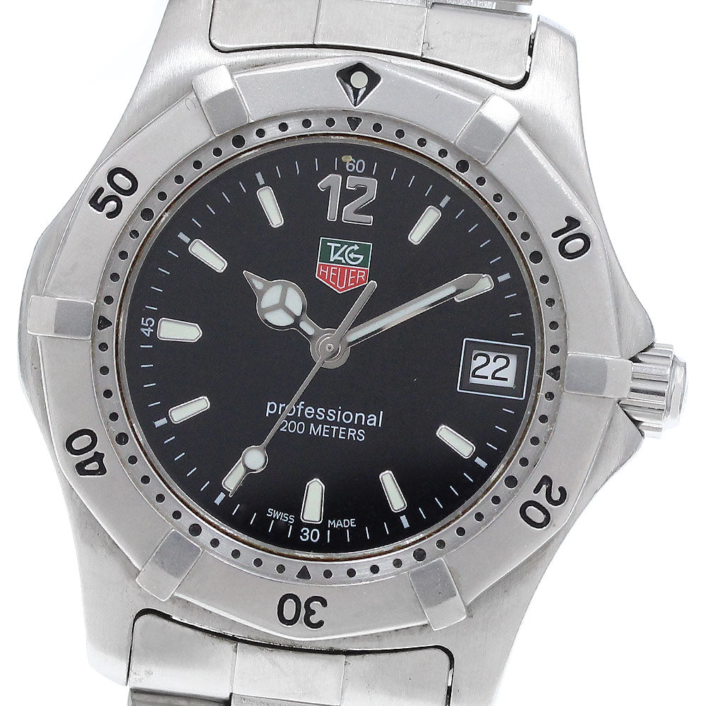 TAG HEUER Professional 200 WK1210-0 Date black Dial Quartz Boy's Watch_923861