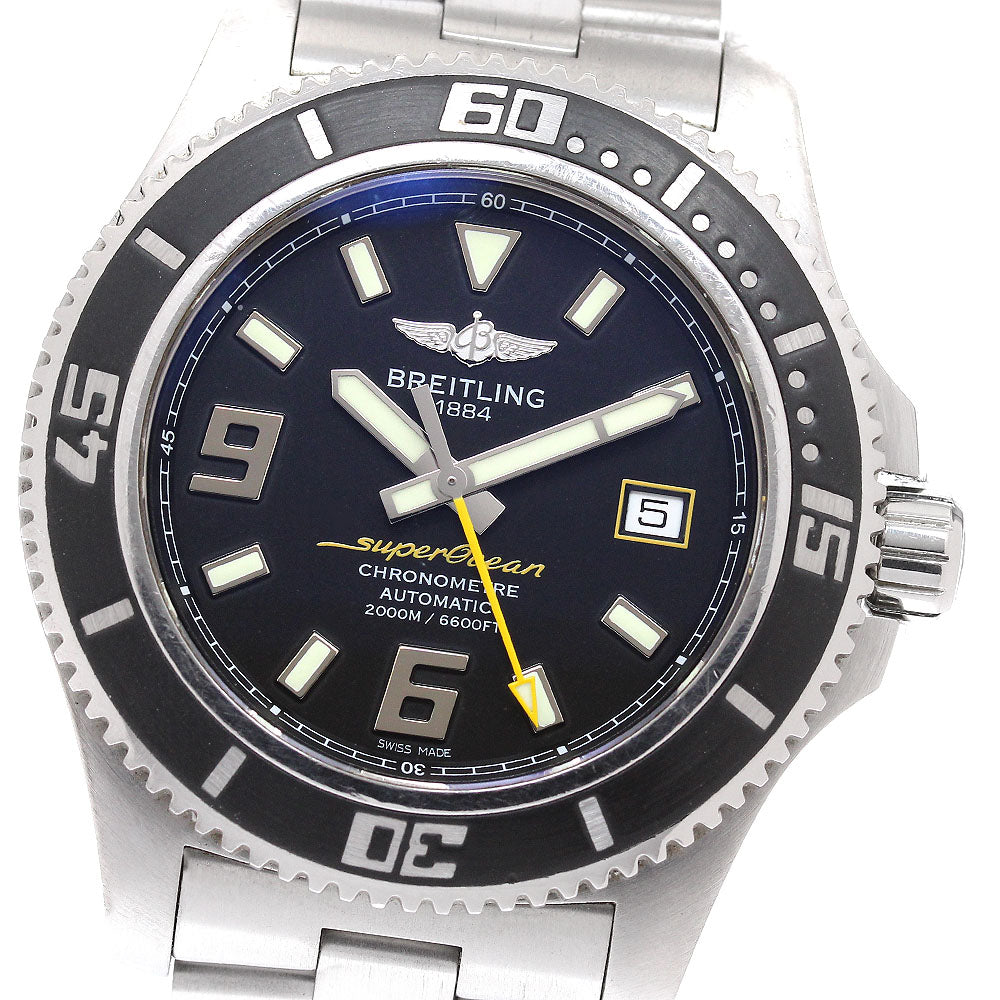 BREITLING Super Ocean 44 A17391 Date black Dial Automatic Men's Watch_930012