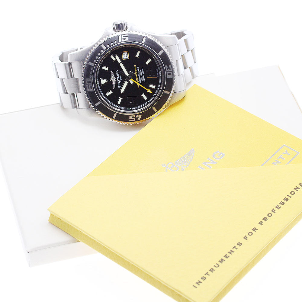BREITLING Super Ocean 44 A17391 Date black Dial Automatic Men's Watch_930012
