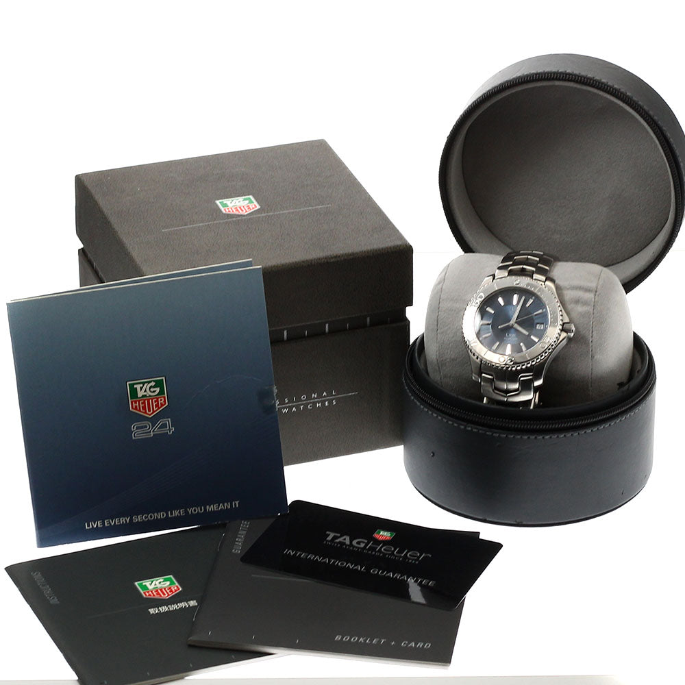 TAG HEUER Link WJ1112-0 Date Navy Dial Quartz Men's Watch_930046