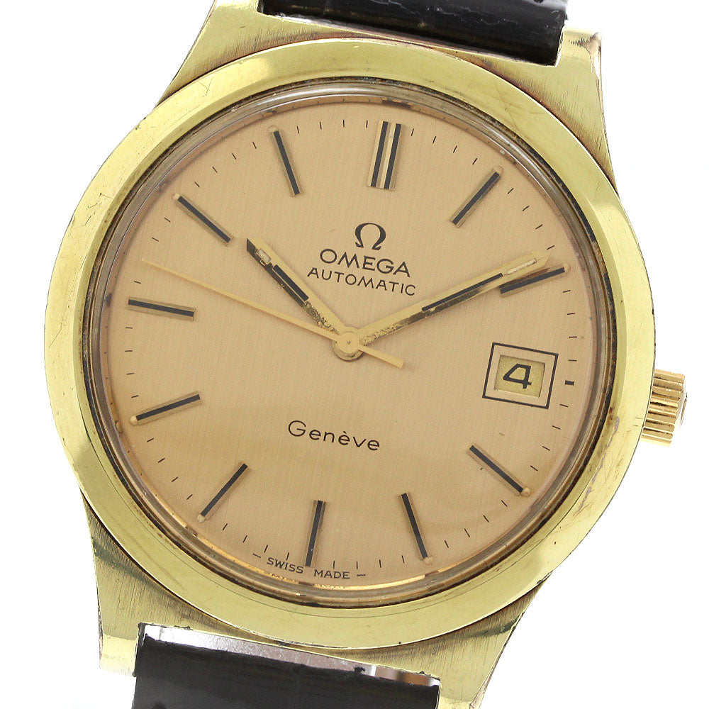OMEGA Geneve 166.0168 Date Cal.1012 gold Dial Automatic Men's Watch_930068