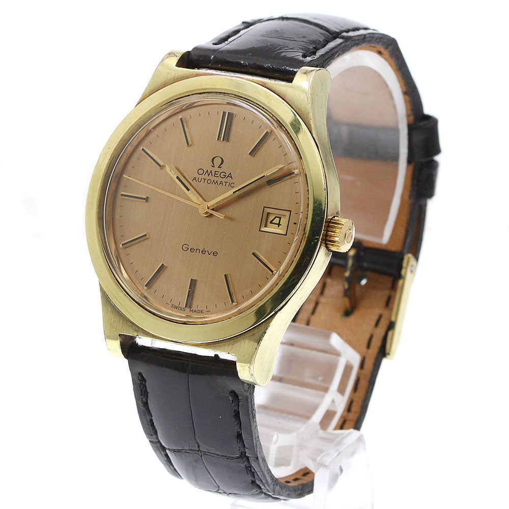 OMEGA Geneve 166.0168 Date Cal.1012 gold Dial Automatic Men's Watch_930068