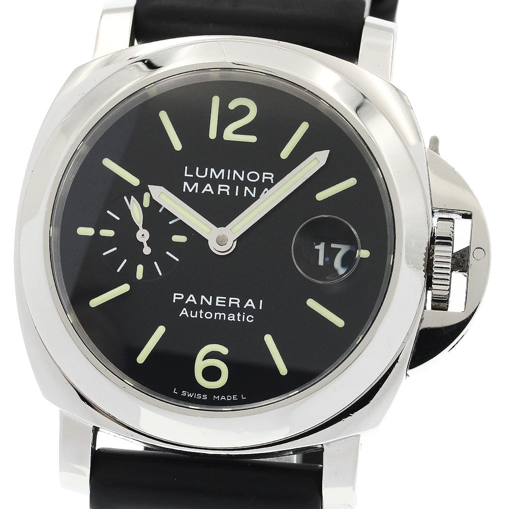 PANERAI Luminor Marina PAM00104 Small Second Date black Dial Automatic Men's Watch_930072