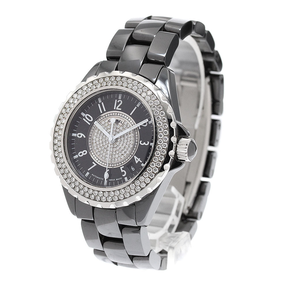 CHANEL J12 H1709 Black ceramic center diamond black Dial Automatic Men's_930084