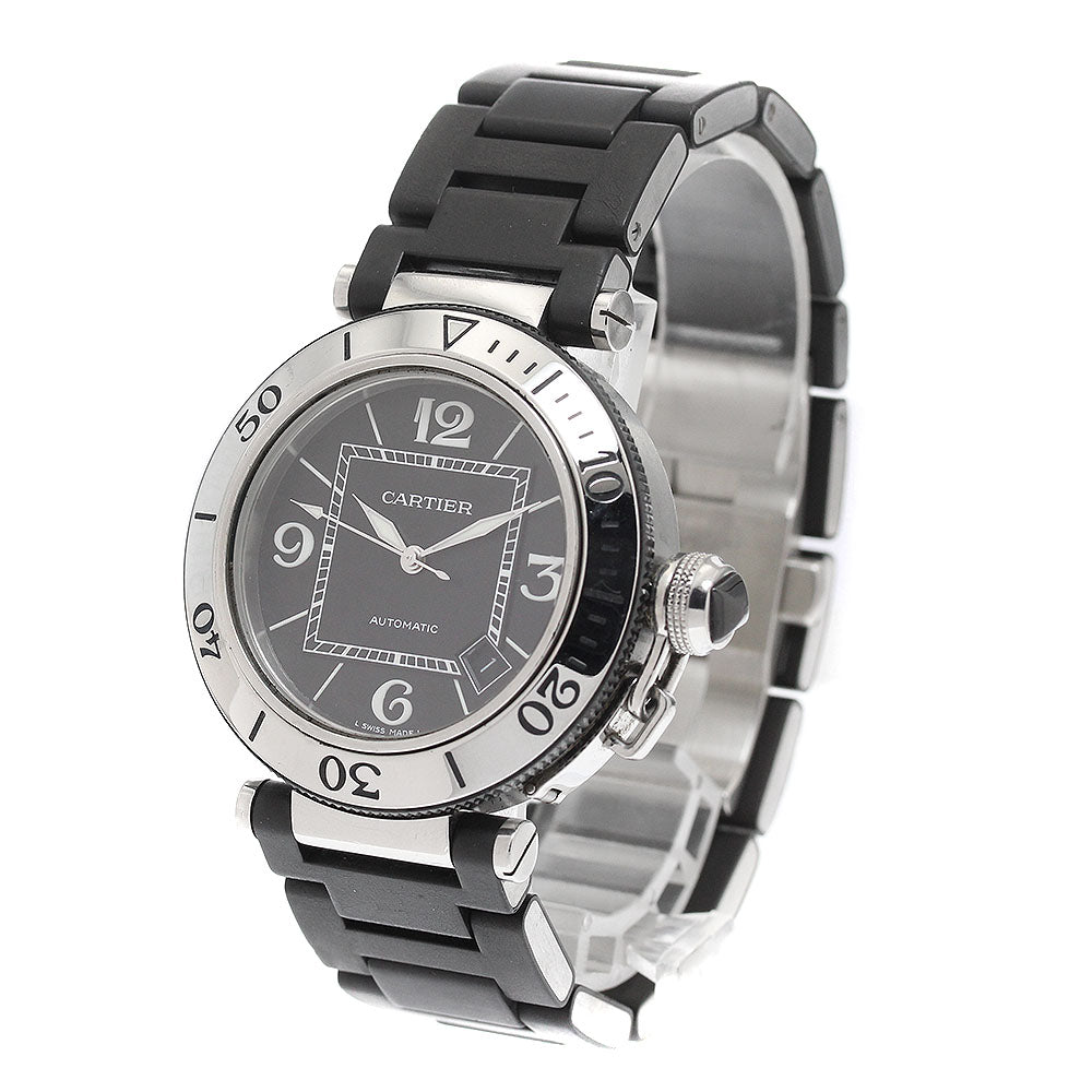 CARTIER Pacha Sea timer W31077U2 Date black Dial Automatic Men's Watch_930087