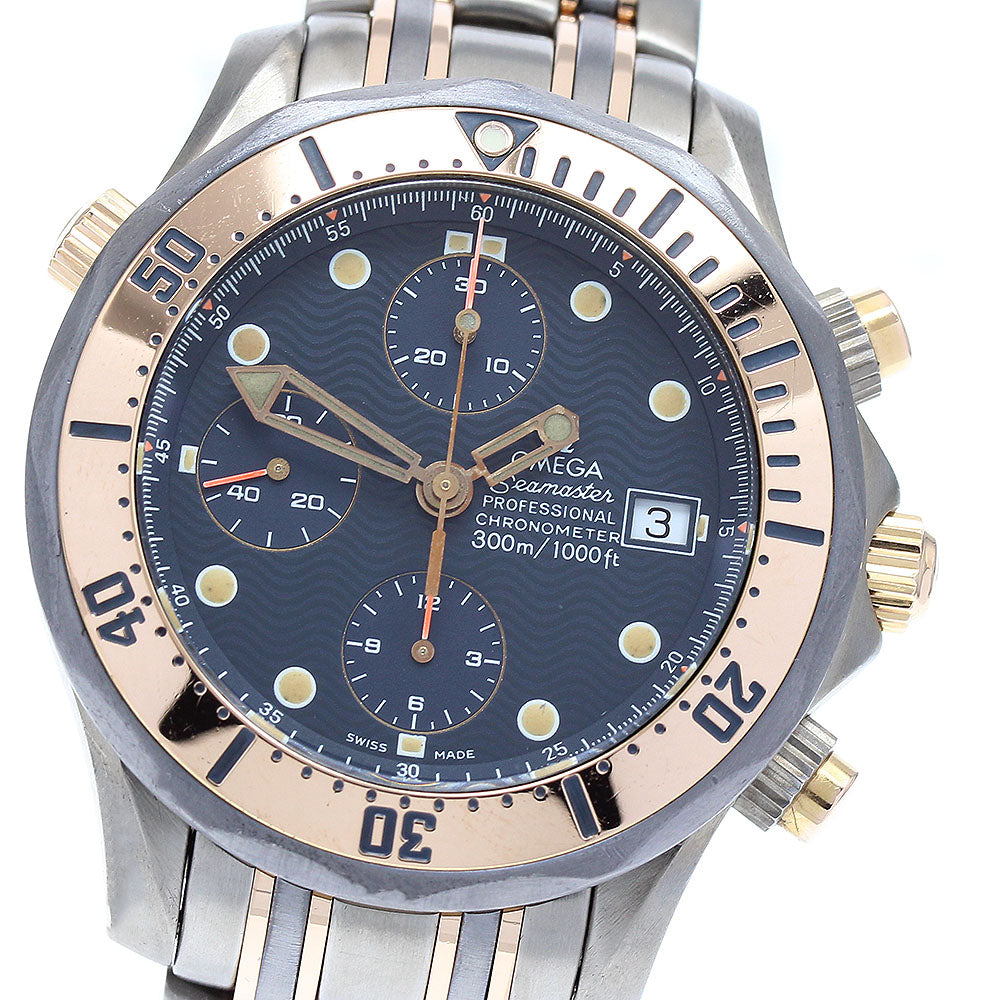 OMEGA Seamaster 300 Chronograph 2297.80 YG2 tone Automatic Men's Watch_930105