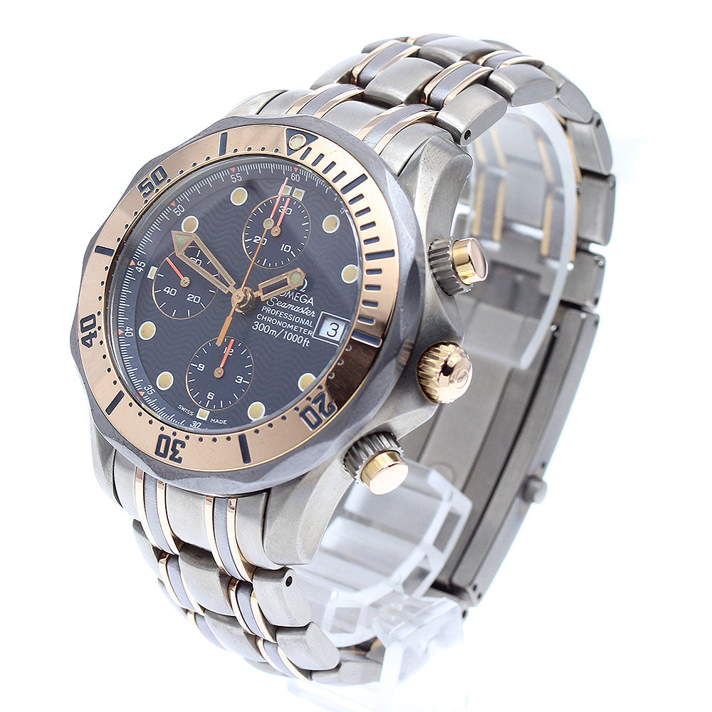 OMEGA Seamaster 300 Chronograph 2297.80 YG2 tone Automatic Men's Watch_930105