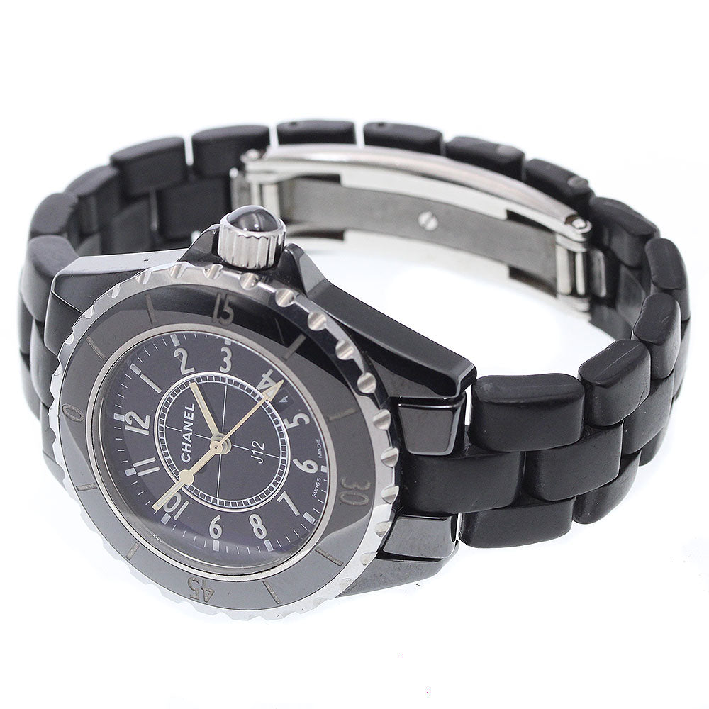 CHANEL J12 H0681 Black ceramic date black Dial Quartz Ladies Watch_930123