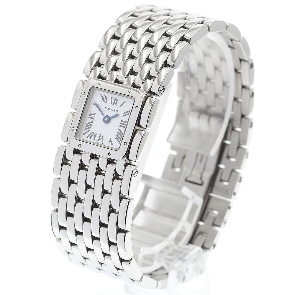 CARTIER PANTHERE Ribbon W61001T9 Shell dial White shell Dial Quartz Ladies Watch_930124