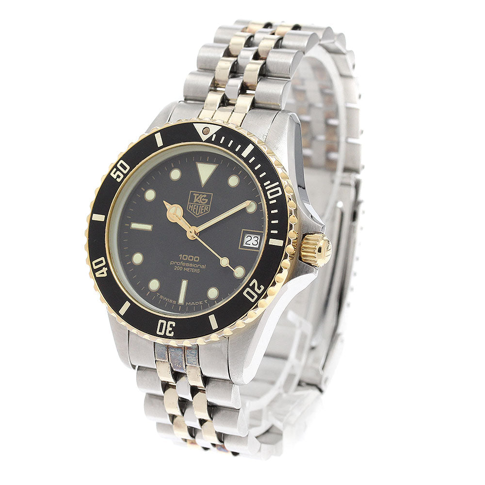 TAG HEUER Professional 1000 980.020B Date black Dial Quartz Men's Watch_930148