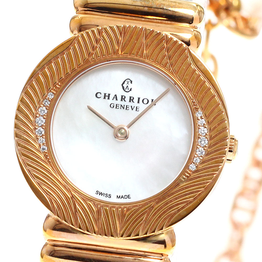 CHARRIOL Saint Tropez 028KPD.540.552 Diamond White Shell Dial White shell Dial Quartz Ladies Watch_930150