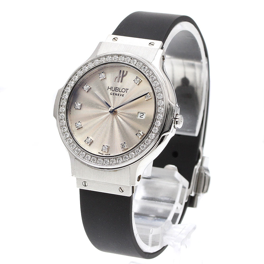 HUBLOT Classic Tradition B1405.1 Diamond bezel Silver Dial Quartz Ladies_930178