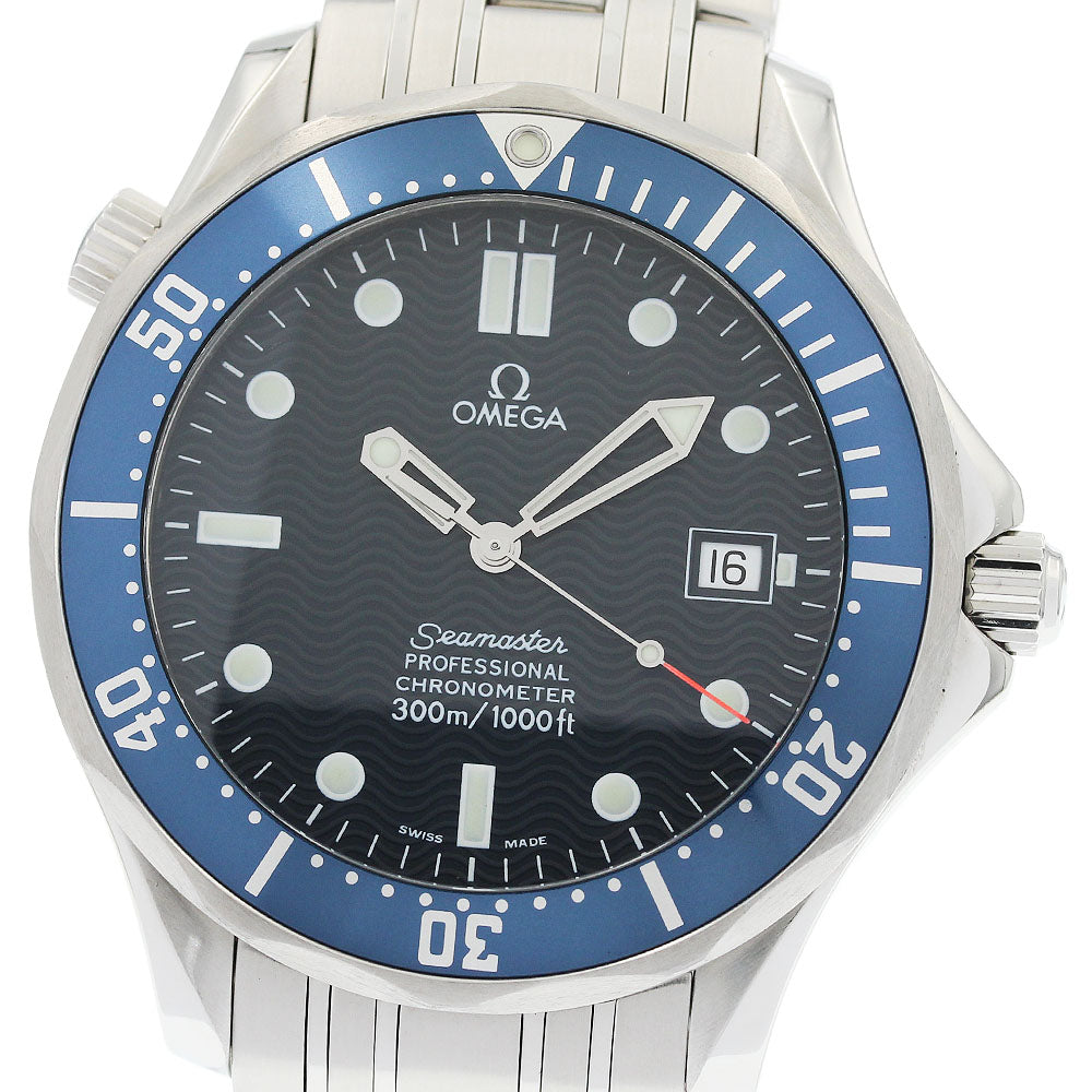 OMEGA Seamaster300 2531.80 Date Navy Dial Automatic Men's Watch_930193