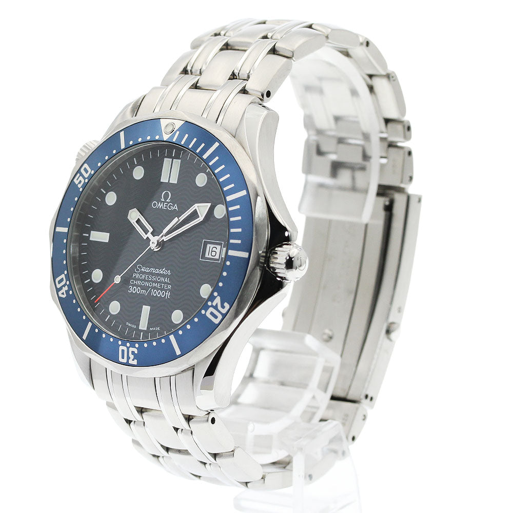 OMEGA Seamaster300 2531.80 Date Navy Dial Automatic Men's Watch_930193