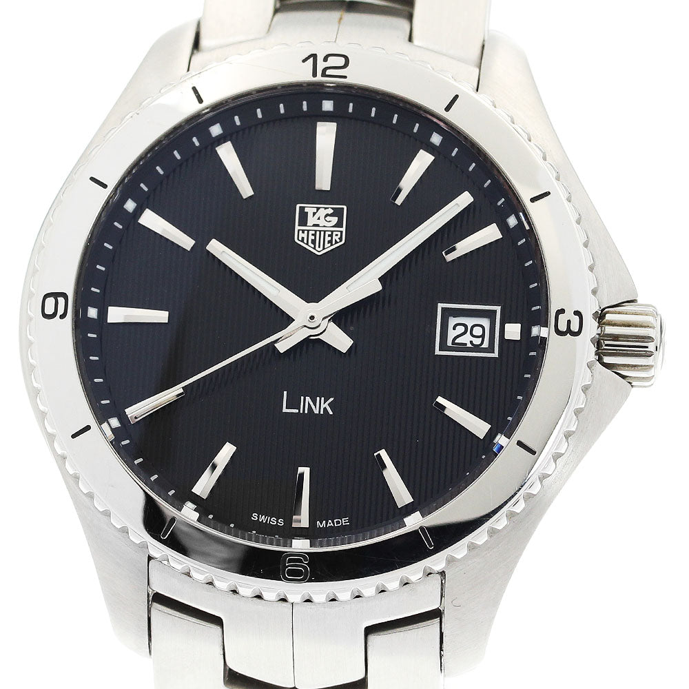 TAG HEUER Link WAT1110 Date black Dial Quartz Men's Watch_930199