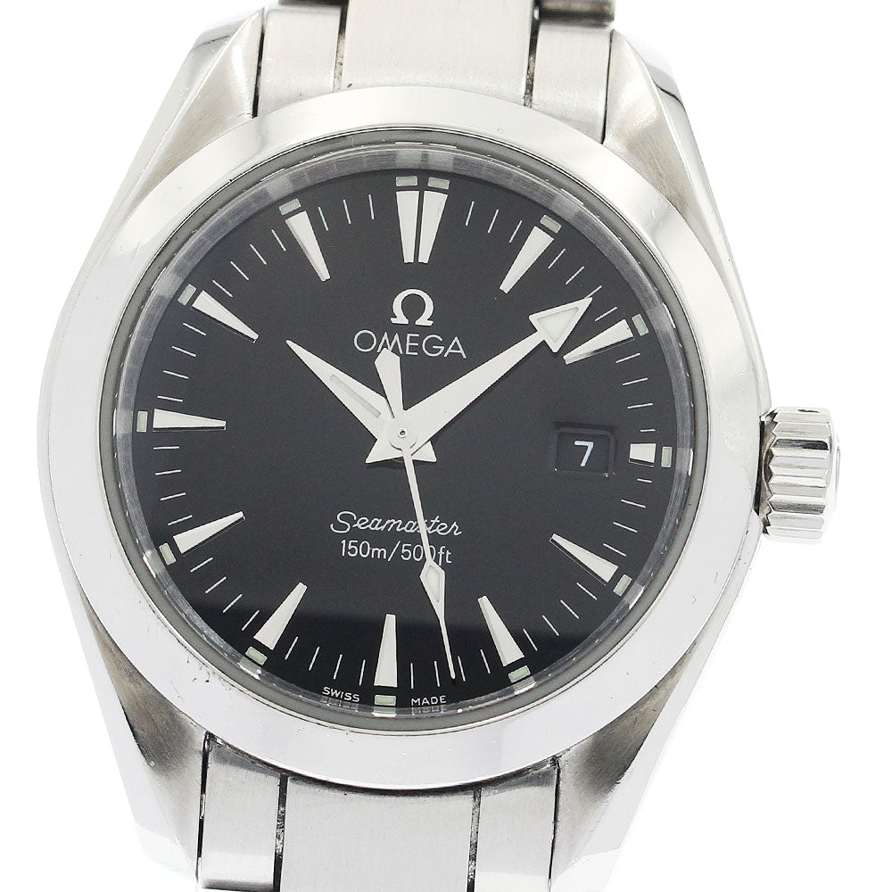 OMEGA Seamaster Aqua Terra 2577.50 Date black Dial Quartz Ladies Watch_930200