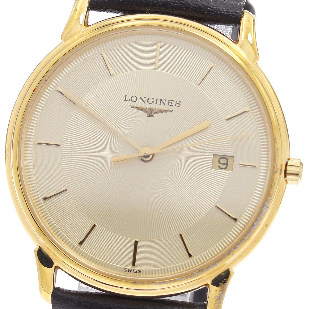 LONGINES Grand classic L4.677.2 Gold Dial Quartz Men's Watch_930209