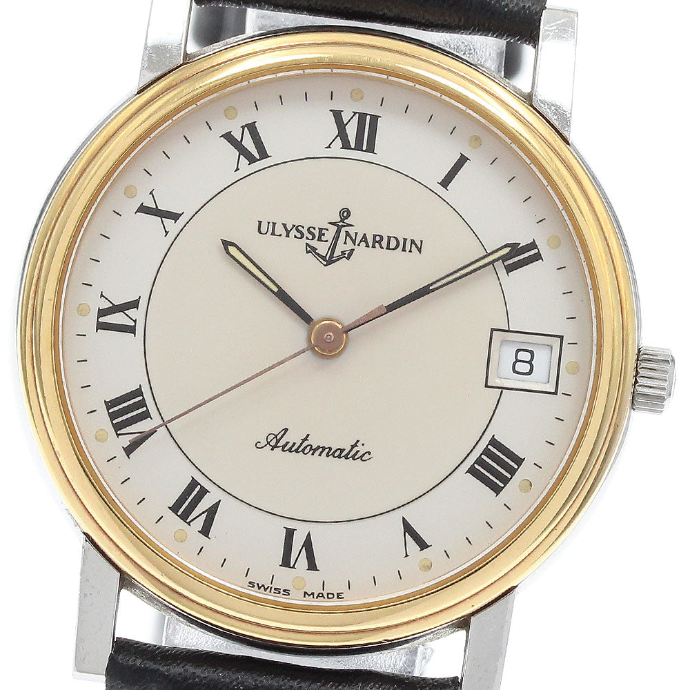 Ulysse Nardin San sheer 133-22 Date bezel K18YG Automatic Men's Watch_930218