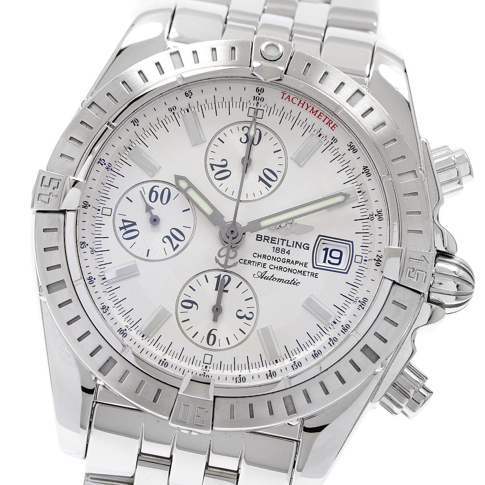 BREITLING Chronomat Evolution A13356 Silver Dial Automatic Men's Watch_930228