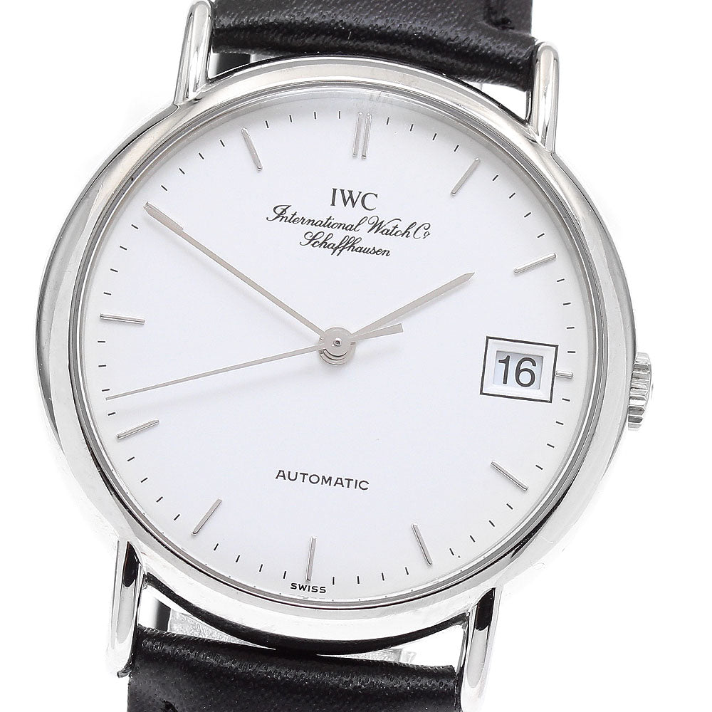 IWC SCHAFFHAUSEN Portofino IW351320 Date white Dial Automatic Men's Watch_930260