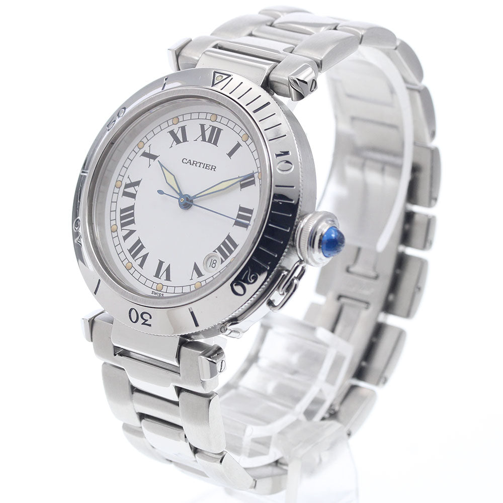 CARTIER Pasha 38 early model W31005H3 Roman index Automatic Men's Watch_930278