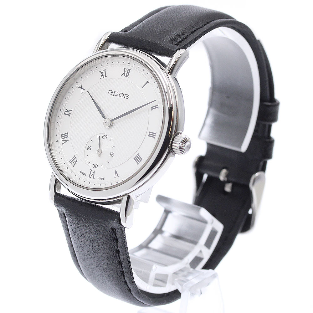 EPOS See-through back Cal.7001 Silver Dial Hand Winding Men's Watch_930302