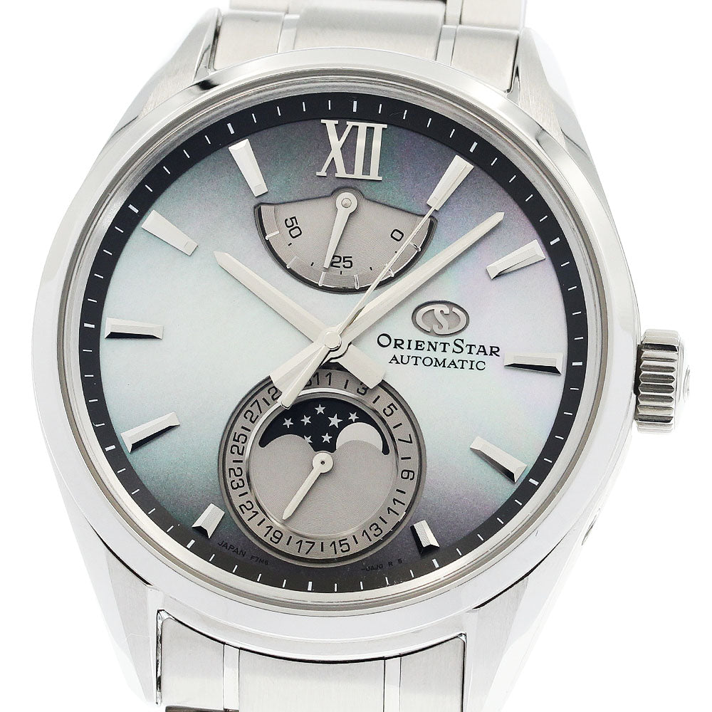 ORIENT M34 F7 Mechanical RK-AY0201A Moon phase power reserve shell Dial Automatic Men's Watch_930380