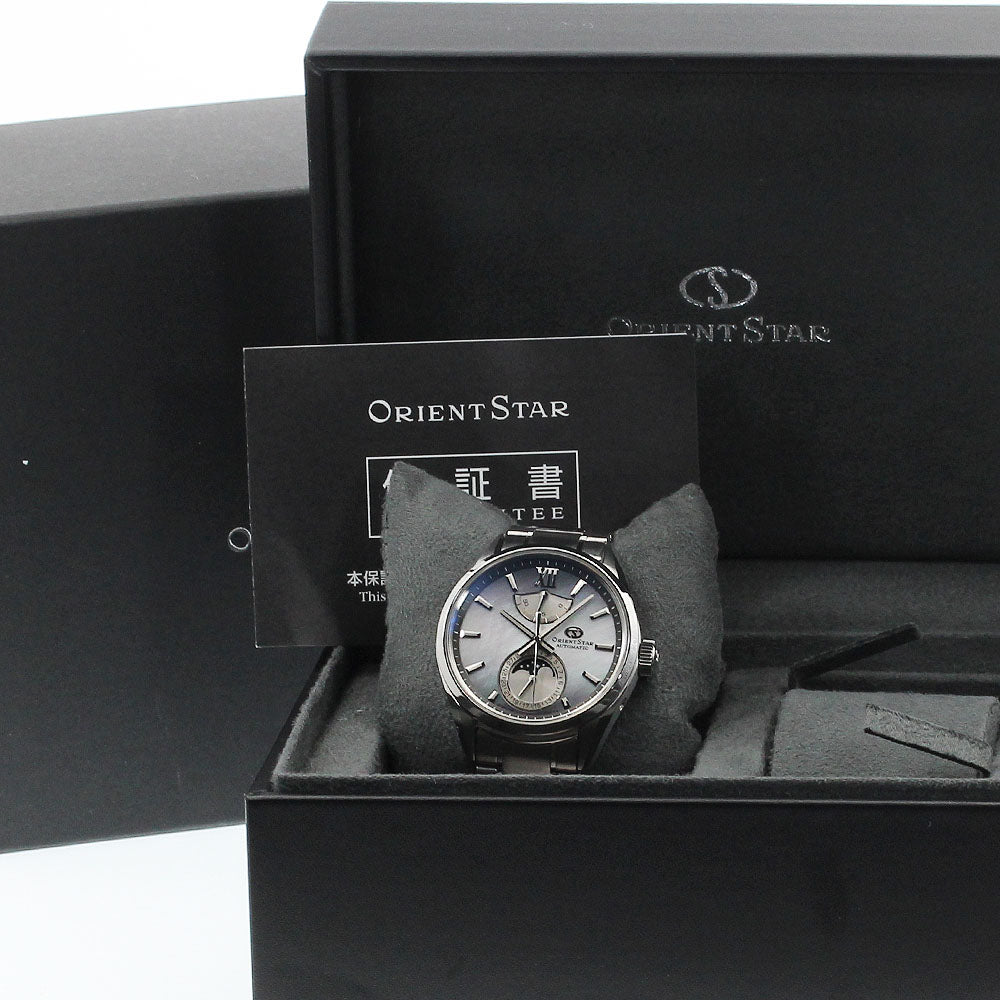 ORIENT M34 F7 Mechanical RK-AY0201A Moon phase power reserve shell Dial Automatic Men's Watch_930380