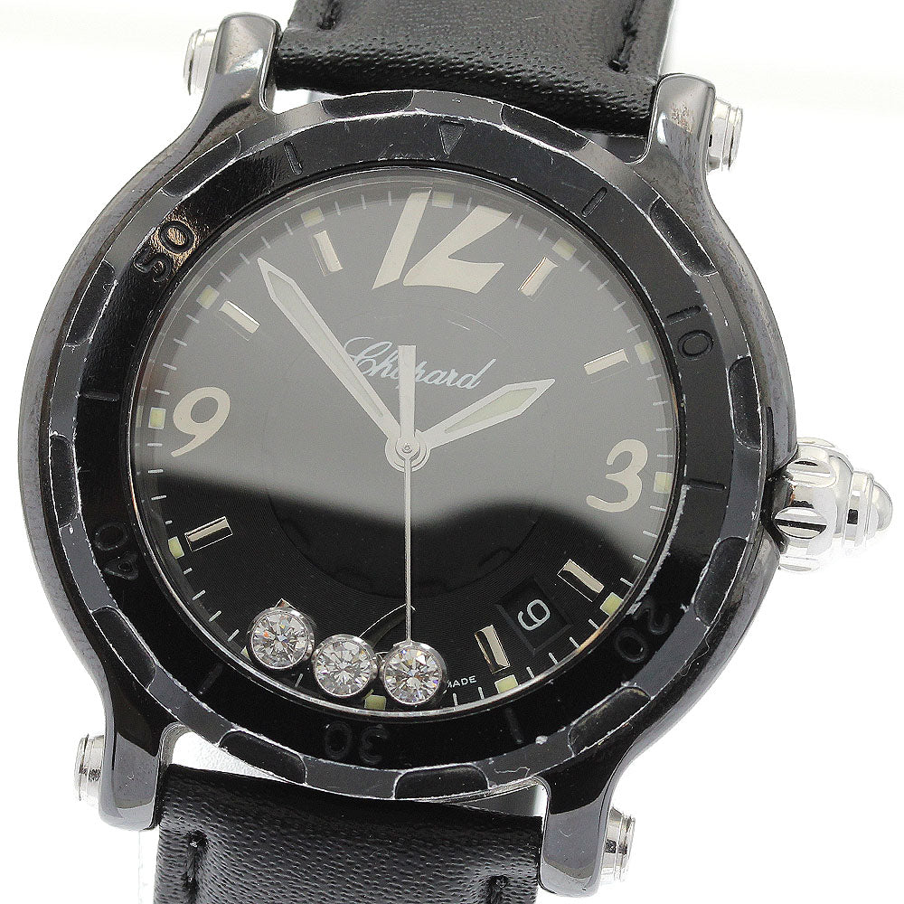 Chopard Happy Sports Happy Ceramic 3P Diamond 28/8507 Quartz Men's Watch_930406