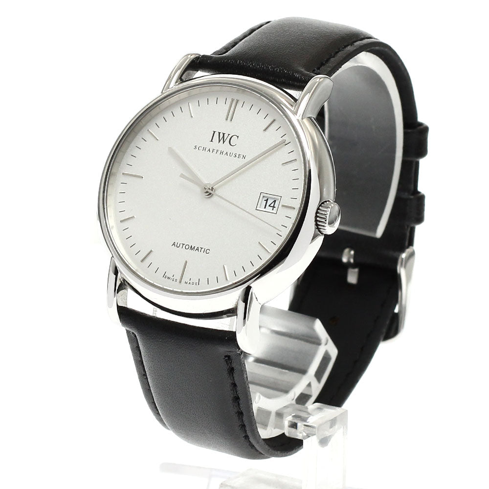 IWC SCHAFFHAUSEN Portofino IW353309 Date Silver Dial Automatic Men's_930428