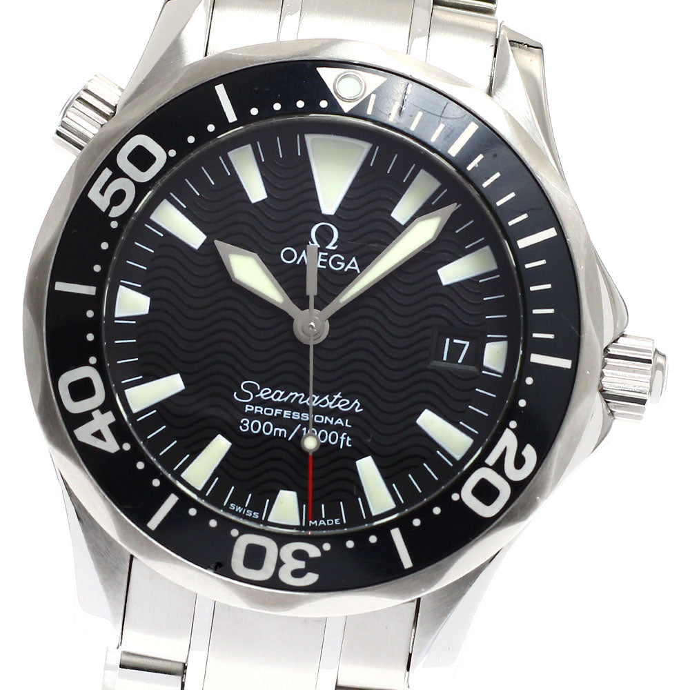 OMEGA Seamaster 300 2262.50 Date black Dial Quartz Boy's Watch_930437