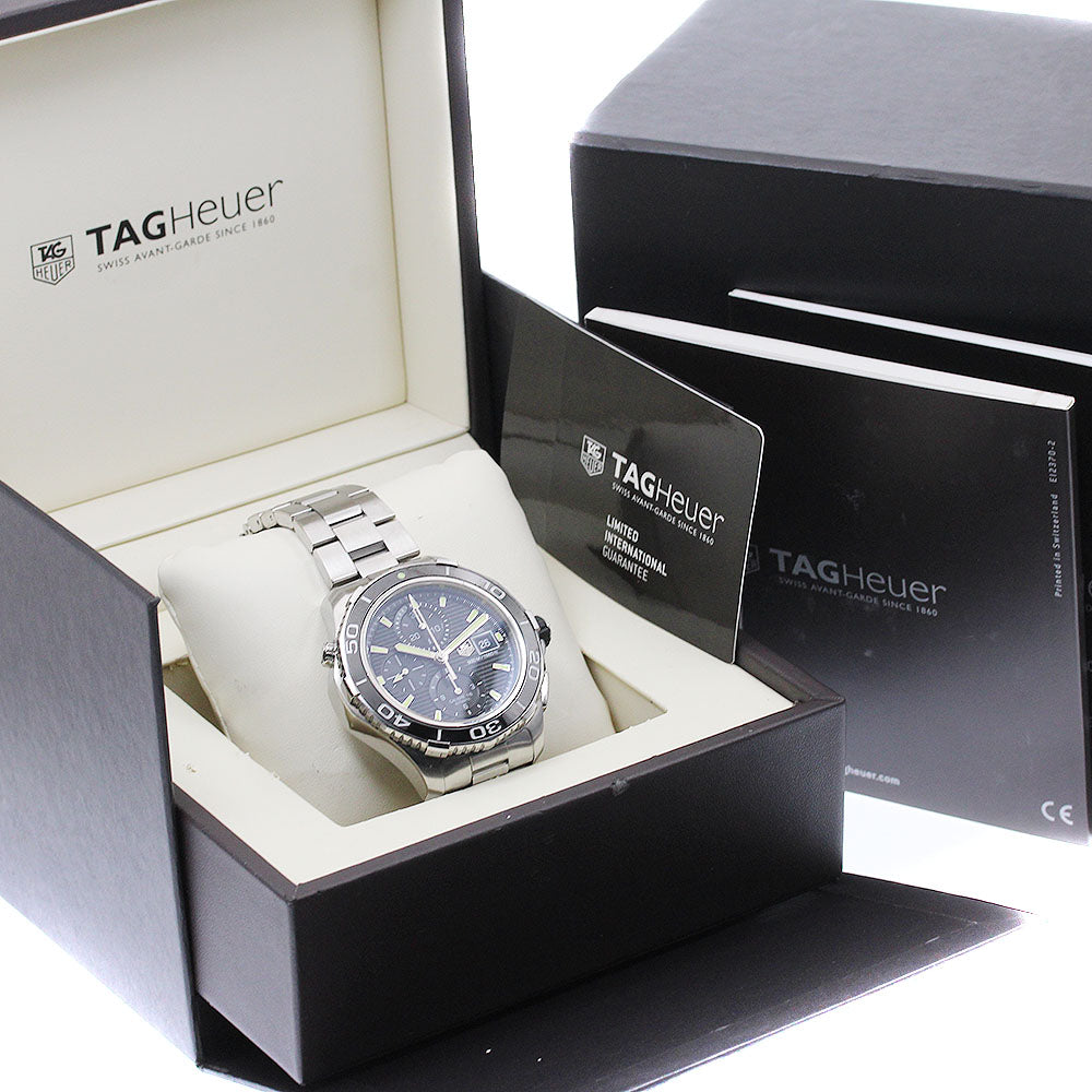 TAG HEUER Aqua racer CAK2111.BA0833 Chronograph black Dial Automatic Men's Watch_930463