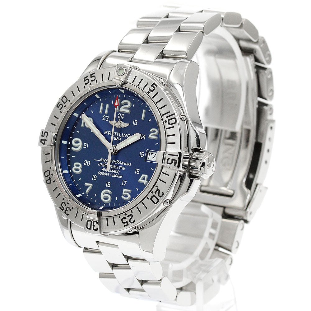 BREITLING Super Ocean A17360 Date blue Dial Automatic Men's Watch_930468