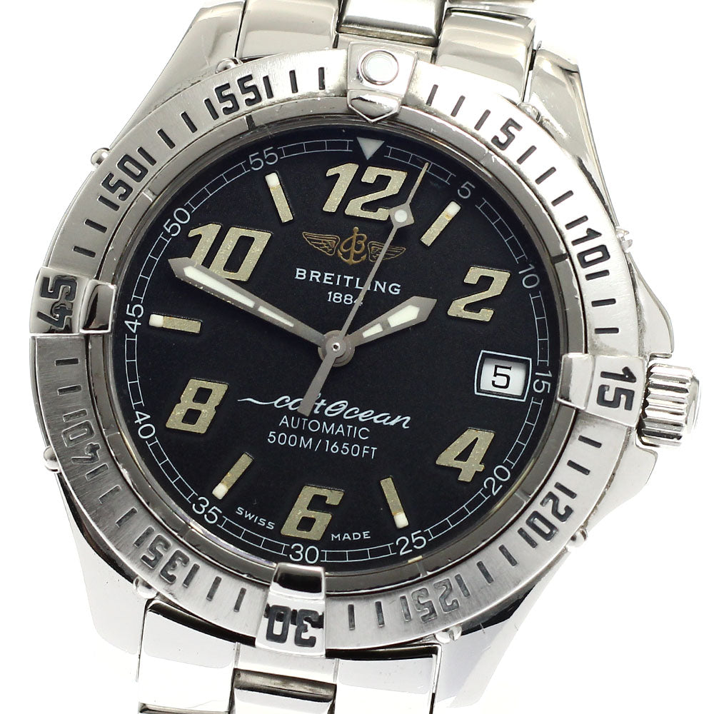 BREITLING Colt Ocean A17350 Date black Dial Automatic Men's Watch_930471