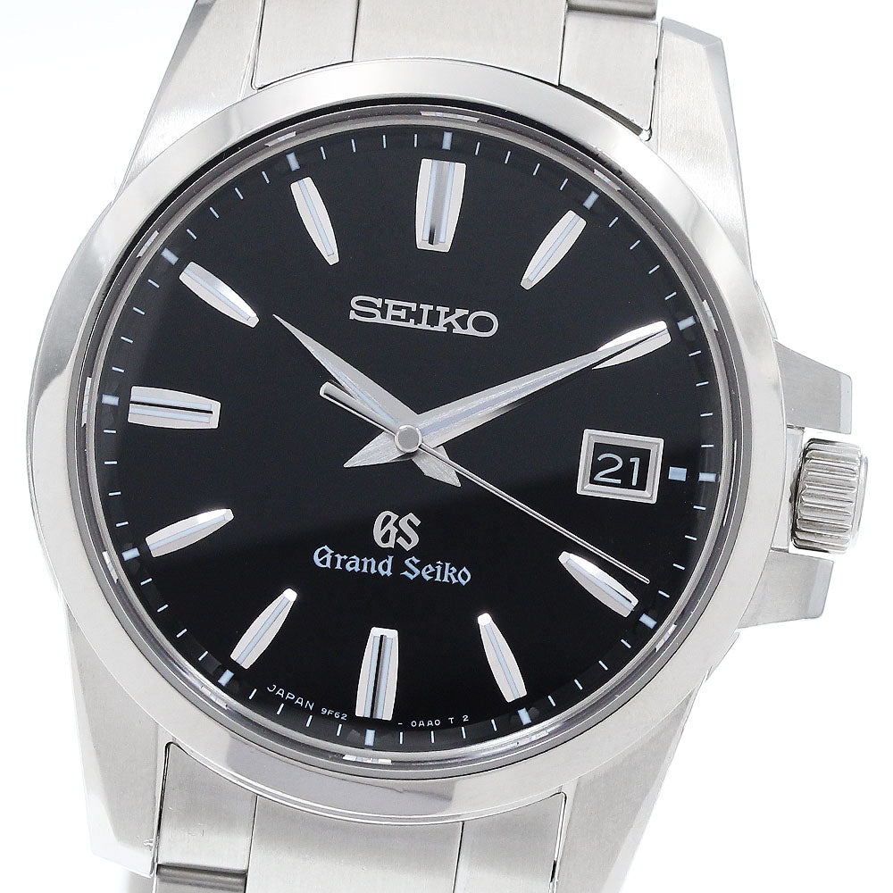 SEIKO Grand Seiko SBGX055/9F62-0AA1 Date black Dial Quartz Men's Watch_930475