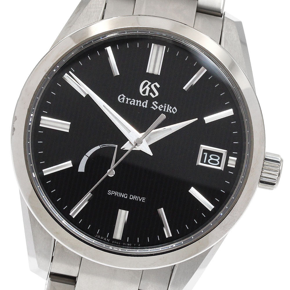 SEIKO Grand Seiko SBGA349/9R65-0CJ0 Power reserve black Dial Spring drive Men's Watch_930478