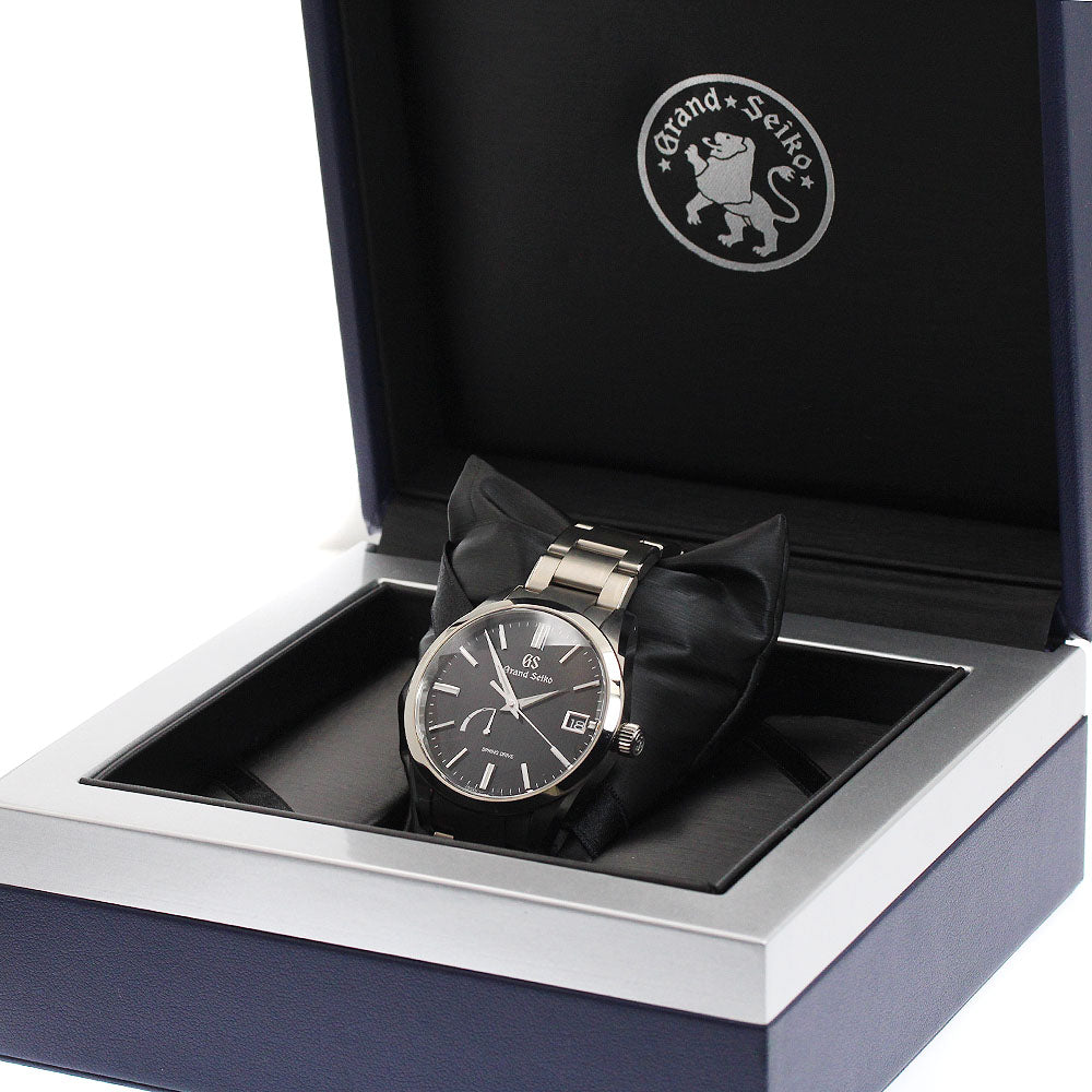 SEIKO Grand Seiko SBGA349/9R65-0CJ0 Power reserve black Dial Spring drive Men's Watch_930478