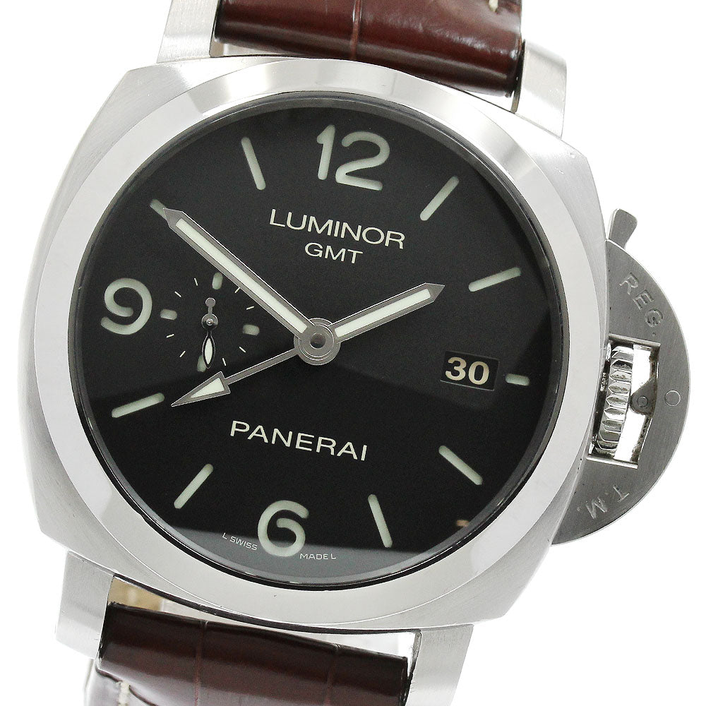 PANERAI Luminor 1950 3 Days PAM00320 GMT black Dial Automatic Men's Watch_930513